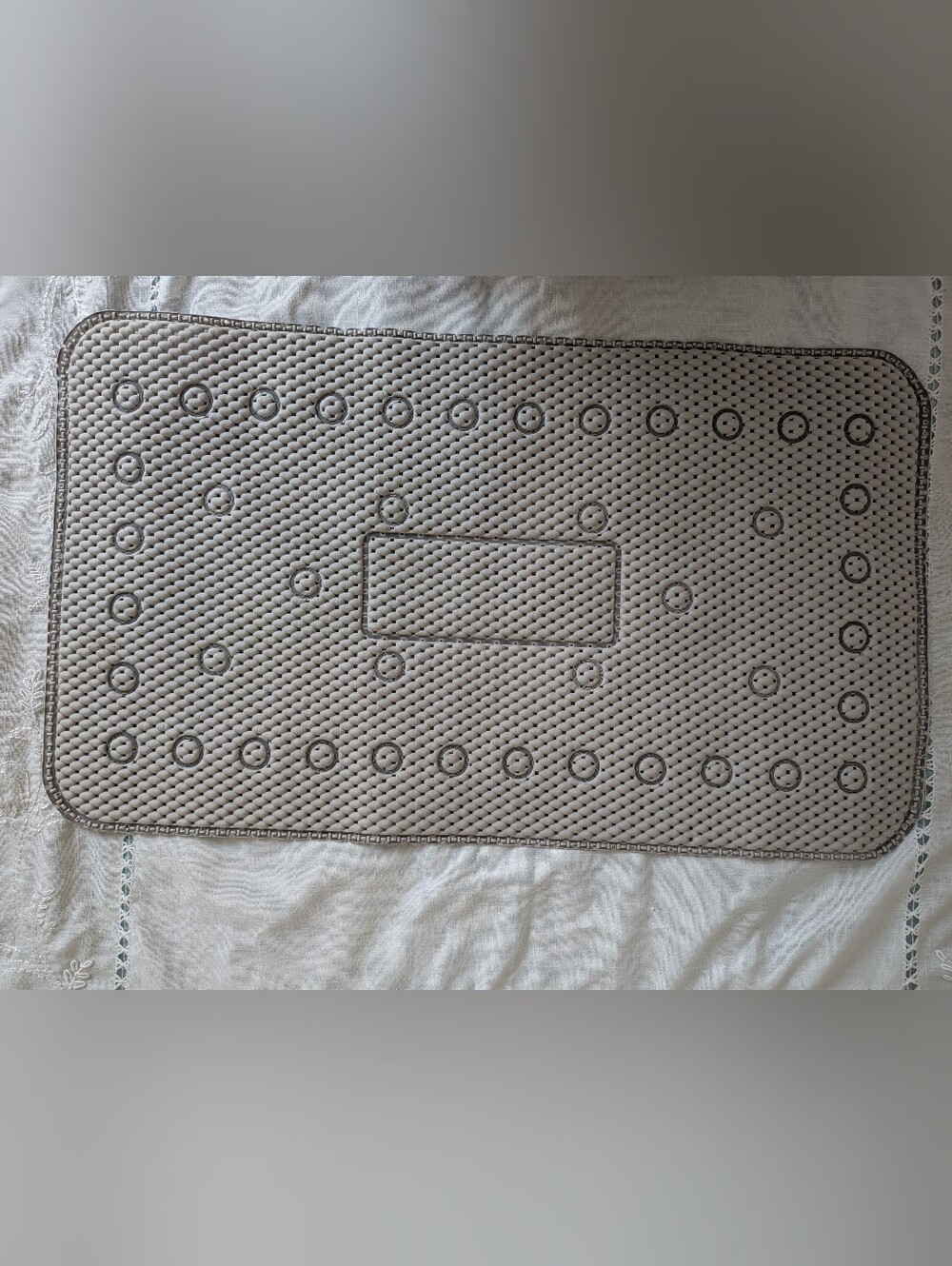 Washable Bath Mat With Suction Cups And Personal Care Set (5 Pc)